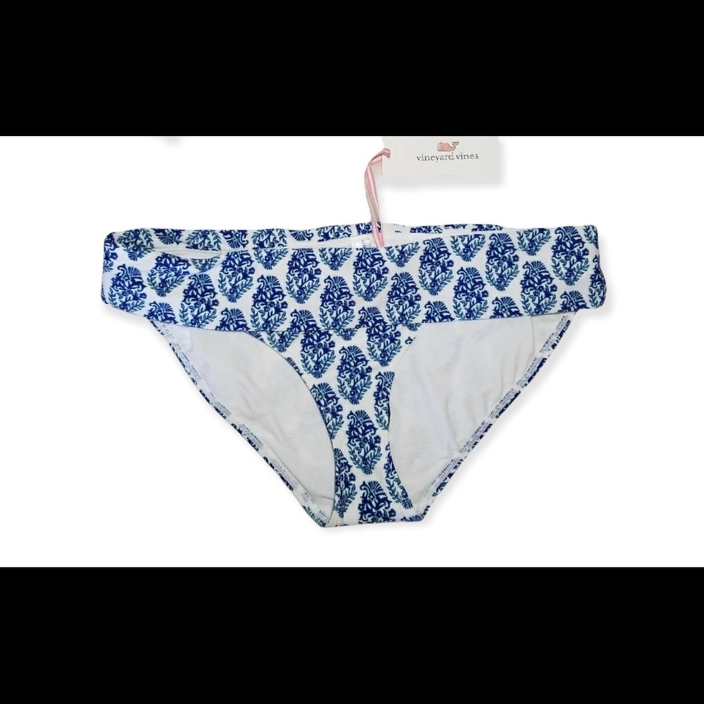 NWT Vineyard Vines Fold Over Swimsuit Bottom Bikini Swim